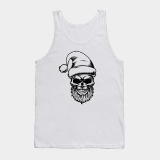 Christmas Santa Skull Tank Top